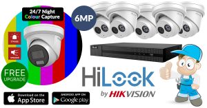 Hilook 6 x 6mp CCTV Package