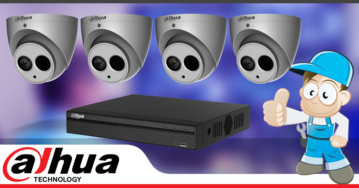 4x6Mp Dahua CCTV